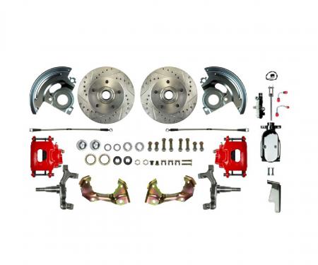 Right Stuff 67-74 GM F/X-Body, Show N Go, 2" Drop, Front Manual Disc Brake Conversion Kit AFXSD02DZX