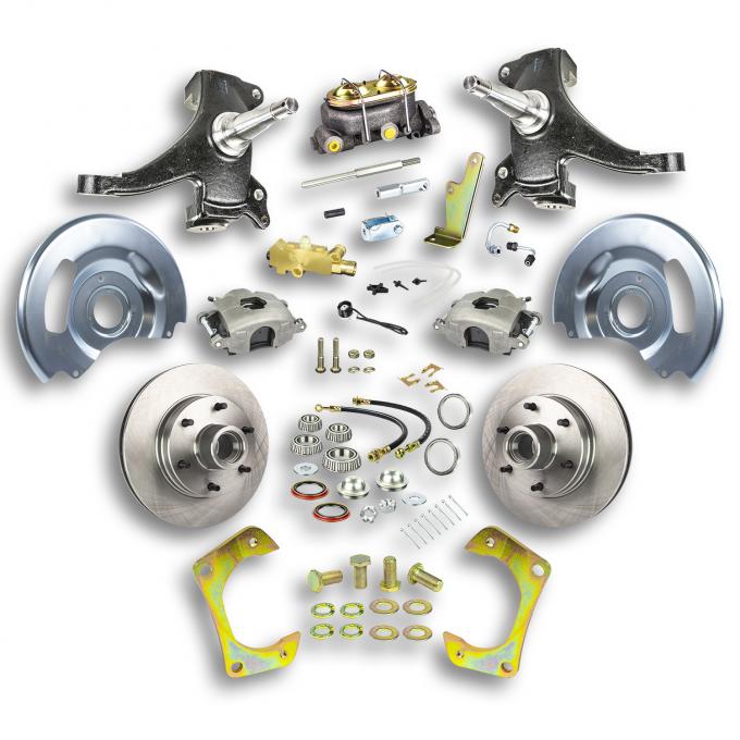 Right Stuff 1960-62 GM Truck & Suburban, 2" Drop, Manual Front Disc Brake Conversion Kit TSD6016D