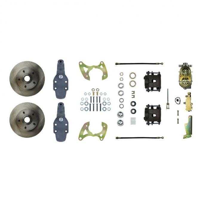 Right Stuff 1958-64 Chevrolet Impala, 2" Drop, Manual Front Disc Brake Conversion Kit FSC58SDD