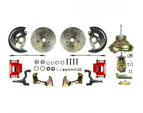 Right Stuff 1967-72 Chevelle/GM A-Body, Power 11" Booster, Front Disc Brake Conversion AFXDC06CZ