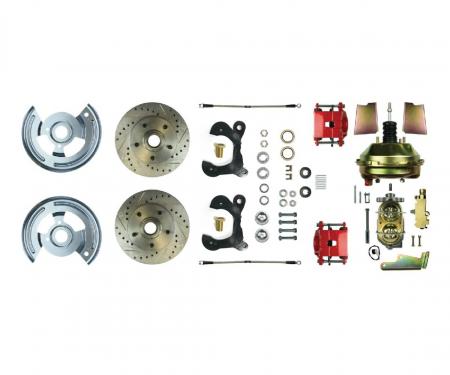 Right Stuff 1959-64 Chevrolet Impala, 9" Booster, Power Front Disc Brake Conversion Kit FSC59DCCZ