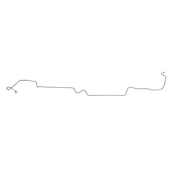 Right Stuff 1969 GM F-Body, Pre-Bent 1-Piece OE Steel Front To Rear Manual Drum Brake Line FIN6903