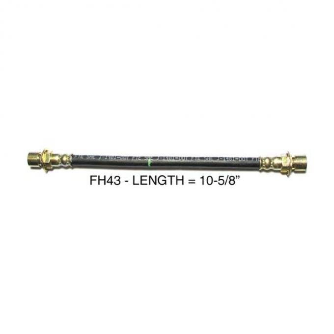 Right Stuff 63-64 Pontiac Grand Prix Brake Hydraulic Hose , Rear FH43