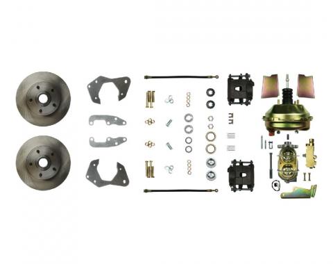 Right Stuff 1965-68 Chevrolet Impala, 9" Booster, Power Front Disc Brake Conversion Kit FSC65DCC