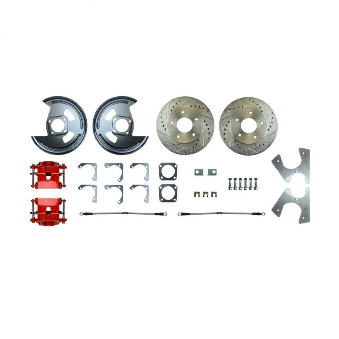 Right Stuff 1975-81 Camaro, 10/12 Bolt, Staggered Shock, Rear Disc Brake Conversion Kit AFXRDM7Z