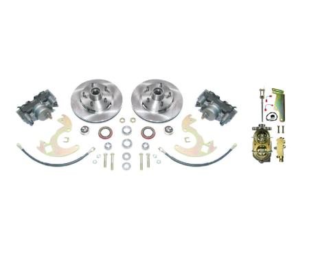 Right Stuff 1962-67 Chevy II Front Manual Disc Brake Conversion for Factory 14" Wheel Setup AFXSD14N