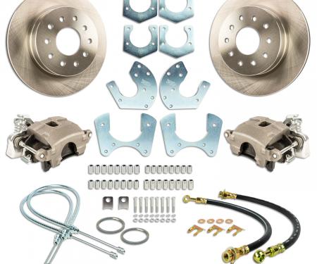 Right Stuff Ford 8" Large Bearing Or 9" Rear W/Small Bearing, Rear Disc Brake Conversion Kit ZDCRD02