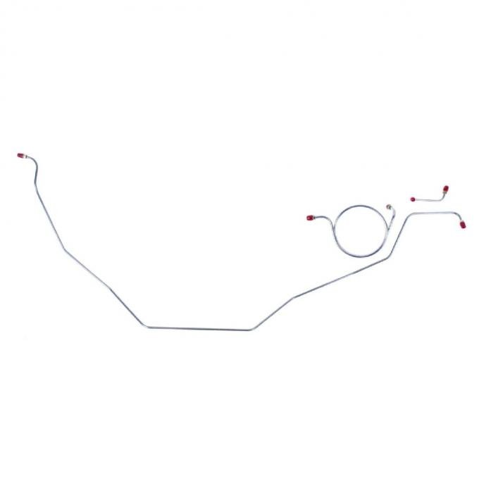 Right Stuff 1966 Chevrolet Bel Air/Impala, Pre-Bent OE Steel Front Brake Line Kit BKT6602