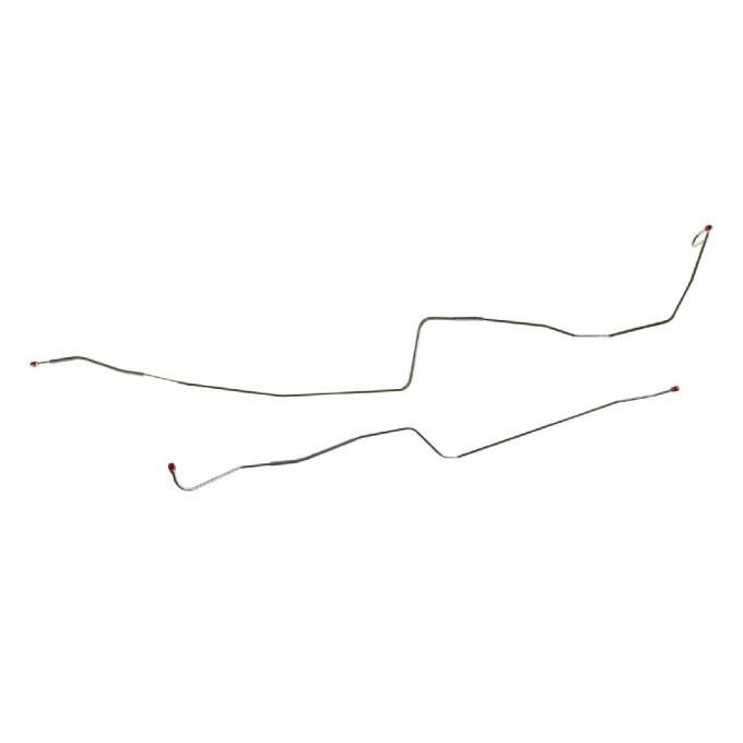 Right Stuff 1968 Chevrolet Camaro, Pre-Bent 2-Piece OE Steel Front To Rear Brake Line FIN6802
