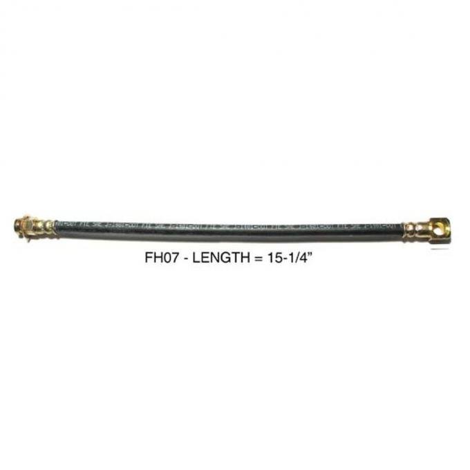 Right Stuff 1972-73 Camaro/Firebird, Front Disc Brake Flex Hoses FH07