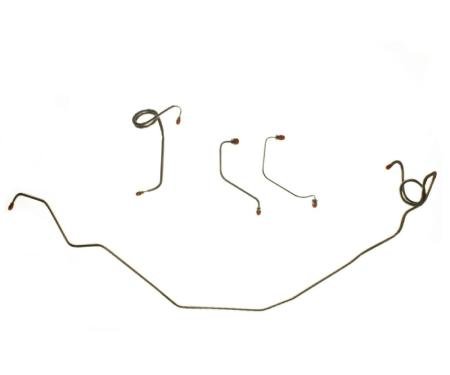 Right Stuff 1980-81 GM F-Body, Pre-Bent OE Steel Power Front Disc Brake Line Kit FKT8002