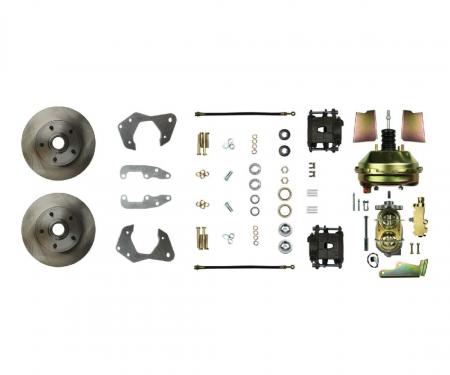 Right Stuff 1965-68 Chevrolet Impala, 9" Booster, Power Front Disc Brake Conversion Kit FSC65DCC