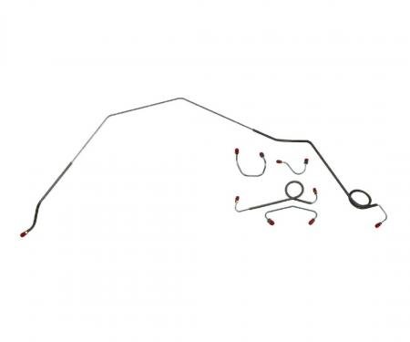 Right Stuff 1969 Chevrolet Camaro, Pre-Bent OE Steel Power Front Disc Brake Line Kit FKT6905