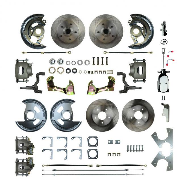 Right Stuff 1967 Camaro/Firebird, 4-Wheel Manual Disc Brake Conversion AFXSD42CX