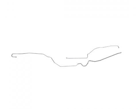 Right Stuff 1980-81 Chevrolet Camaro Z28, Pre-Bent OE Steel 3/8" Front To Rear Fuel Line FGL8005