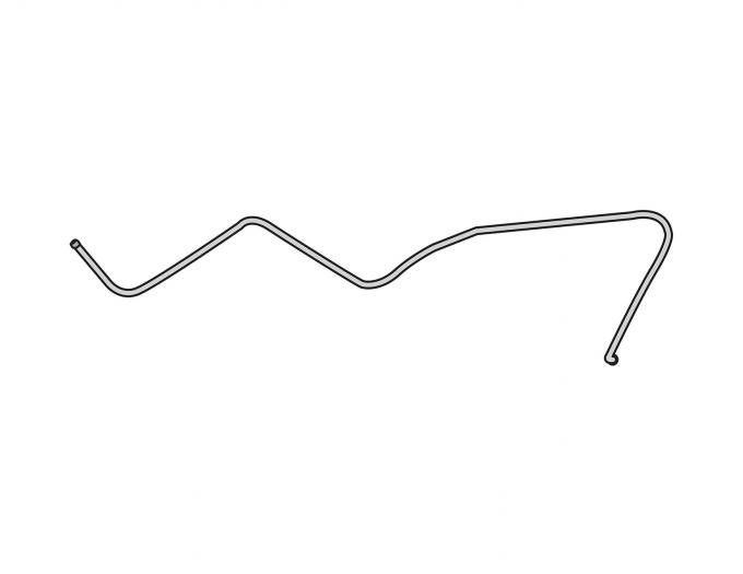 Right Stuff 1966 Ford Fairlane W/390 4BBL, Pre-Bent Stainless Steel Distributor Vacuum Line DDV6603S