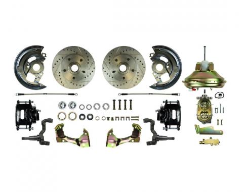 Right Stuff 67-69 GM F/X-Body, Power 11" Booster, Front Disc Brake Conversion Kit AFXDC02CS