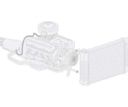 Right Stuff 1973 Ford F100 w/C6 Trans, Pre-Bent OE Steel Trans Vacuum Lines TTV7373