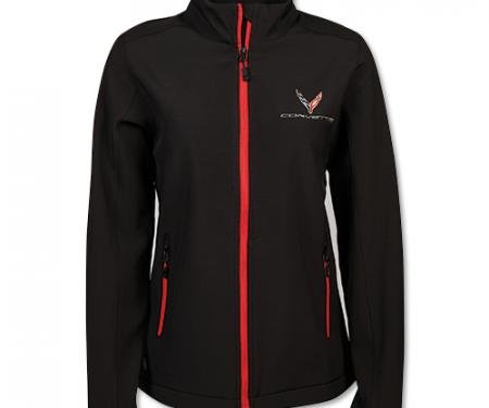 Ladies C8 Corvette Matrix Soft Shell Jacket