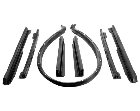 Metro Moulded Parts 1968-1972 Pontiac / Oldsmobile / Buick / Chevrolet Convertible Top Rail Kit RR 1610