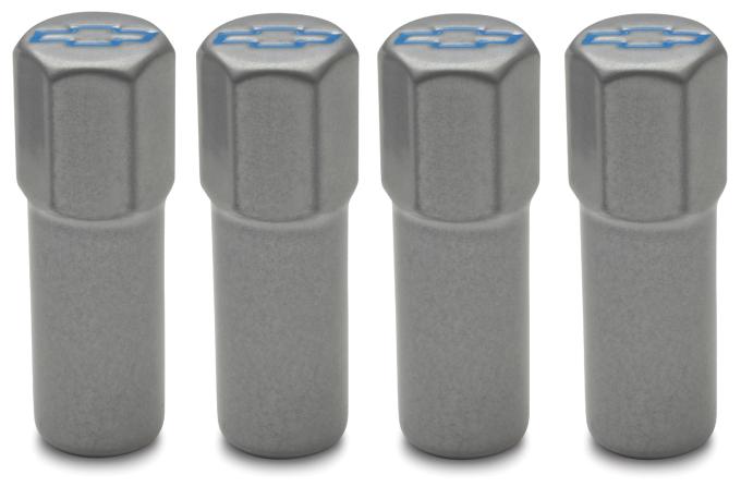 Proform Engine Valve Cover Mini Nuts, Steel, Gray, Bowtie Logo, Studs Included, 4pc 141-367