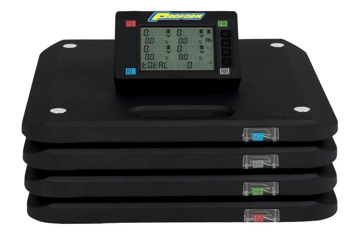 Proform Vehicle Scale System, Wireless, 7,000LB Capacity, 1,750LB/Pad, 4 Pads, Hard Case 67644