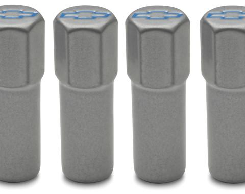 Proform Engine Valve Cover Mini Nuts, Steel, Gray, Bowtie Logo, Studs Included, 4pc 141-367