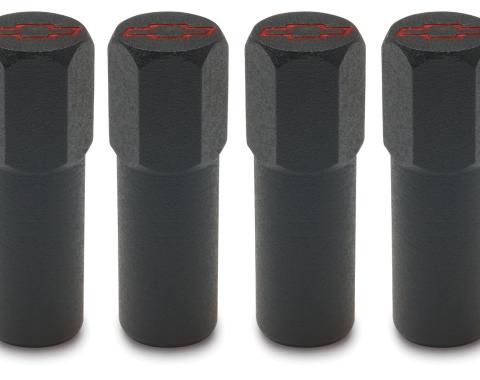 Proform Engine Valve Cover Mini Nuts, Steel, Black, Bowtie Logo, Studs Included, 141-759