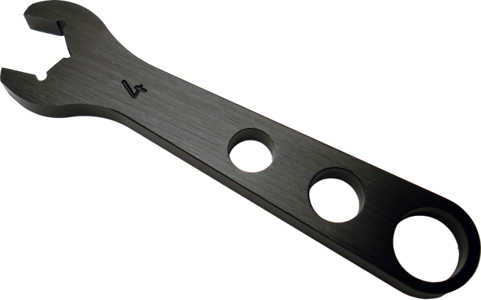 Proform Aluminum AN Hex Wrench For -4AN, 9/16 Inch Fittings, Black Anodized, Sold Each 66971C