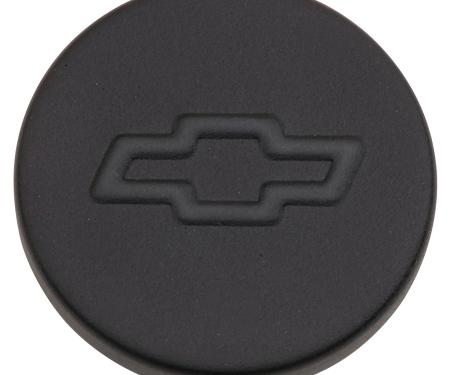 Proform Engine Oil Filler Cap, Push-In Style, 1.22 Hole, Bowtie Logo, Black Crinkle 141-629