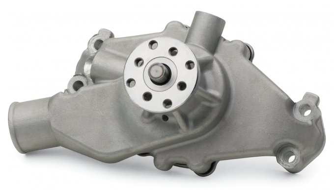Proform Engine Water Pump, Mechanical Short Style, High Flow Model, Satin, SB Chevy 68245