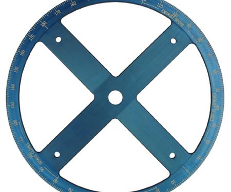 Proform Camshaft Degree Wheel, Pro Model, 16 Inch Diameter, Blue Anodized, White Numbers 67490