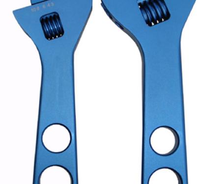 Proform Adjustable AN Wrench Set, One Fits -3AN to -8AN, One Fits -10AN to -20AN, Blue 67729