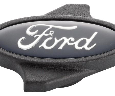 Proform Carburetor Air Cleaner Center Nut, Ford Oval Logo, 1/4 -20 Thread, Black 302-334