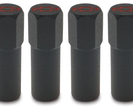 Proform Engine Valve Cover Mini Nuts, Steel, Black, Bowtie Logo, Studs Included, 141-759