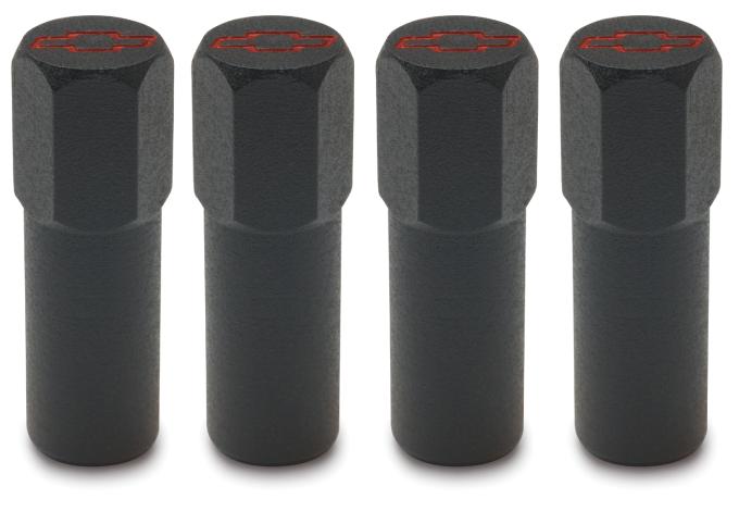 Proform Engine Valve Cover Mini Nuts, Steel, Black, Bowtie Logo, Studs Included, 141-759
