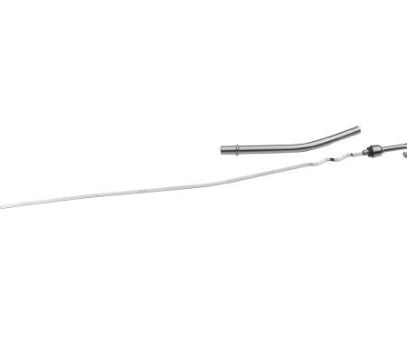 Proform Engine Oil Pan Dipstick and Tube Kit, Chrome, Steel, For Small Block Chevy 55-77 141-550