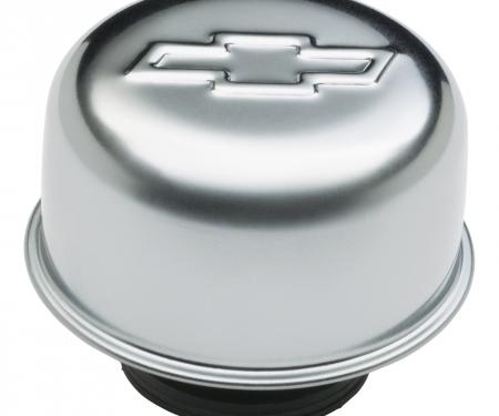 Proform Valve Cover Breather Cap, Chrome, Twist-On Type, 3in. Diameter, With Bowtie Logo 141-618