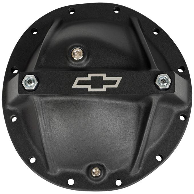 Proform Differential Cover, Bowtie Emblem Model, Fits GM 12 Bolt Car, Alum, Blk Crinkle 141-697