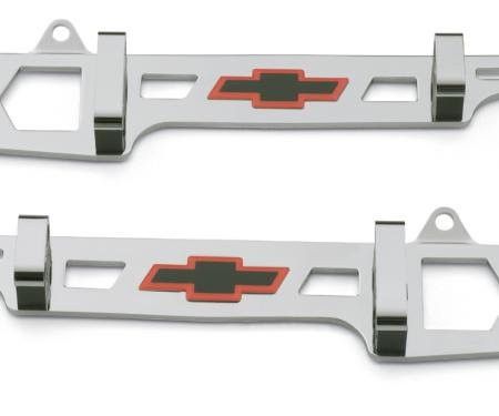 Proform Spark Plug Wire Loom Set, Linear Style, With Bowtie Logo, Fits SB Chevy, Chrome 141-638, 1959-1986 Chevy