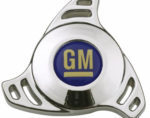 Proform Carburetor Air Cleaner Center Nut, Large High Tech Style, GM Logo Center, Chrome 141-327