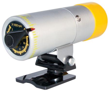 Proform RPM Shift Light, Stand Alone Adjustable Model, Silver Body with Yellow Cover 67005SC