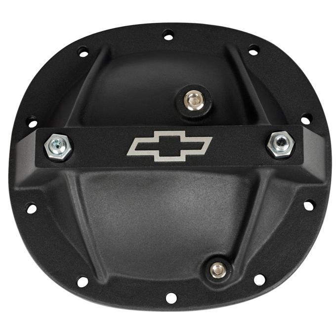 Proform Differential Cover, Bowtie Emblem Model, Fits GM 7.5, Aluminum, Black Crinkle 141-695