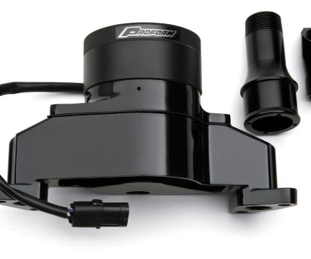 Proform Electric Engine Water Pump, Aluminum, Black Powder Coat, Fits SB Ford Engines 68220BK