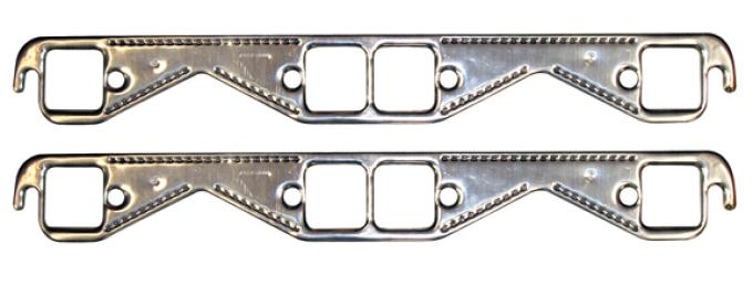 Proform Engine Header Gasket Set, Small Block Chevy, Square Port, Aluminum Material,Pair 67921