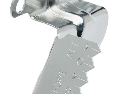 Proform Engine Timing Tab, Chrome, Fits Big Block Chevy using 8 Inch Balancer 141-201