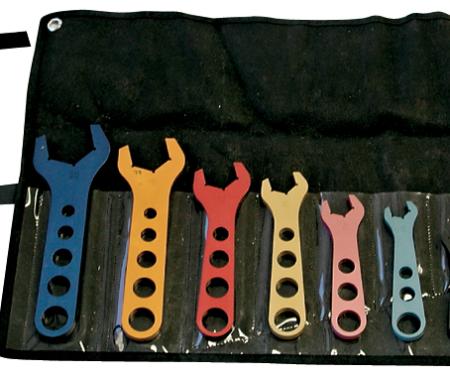Proform Aluminum AN Wrench Set, 8 Pieces, Includes Size -3AN thru -20AN, Sold as One Set 66978