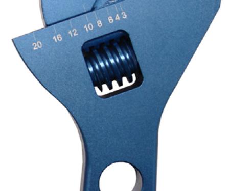 Proform Adjustable AN Wrench, Compact Model, Fits -10AN to -20AN Size Fittings, Blue 67724