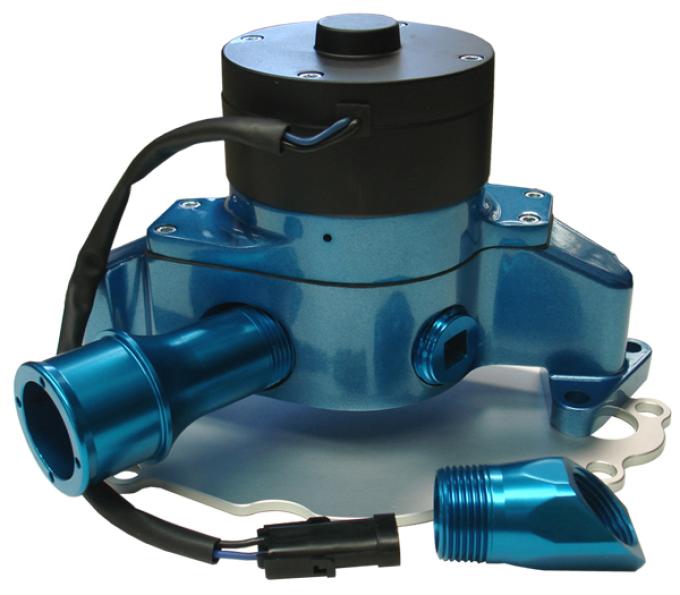 Proform Electric Engine Water Pump, Aluminum, Blue Powder Coat, Fits SB Ford Engines 68220B