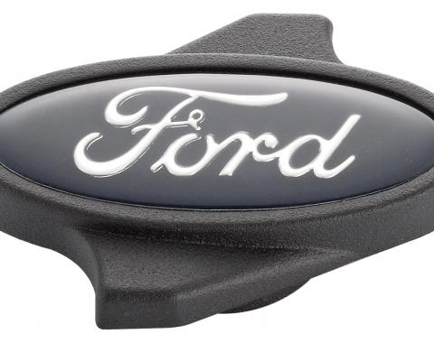 Proform Carburetor Air Cleaner Center Nut, Ford Oval Logo, 1/4 -20 Thread, Black 302-334
